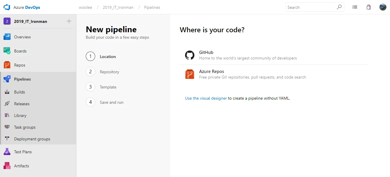 選擇 Code 的來源