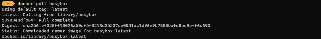 docker pull